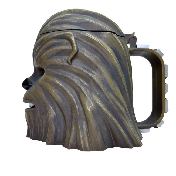 Star Wars The Force Awakens CHEWBACCA Flip-Top‎ Cup / Mug: Disney Parks Souvenir - Picture 4 of 9